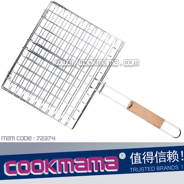 chrome plated BBQ grilling basket