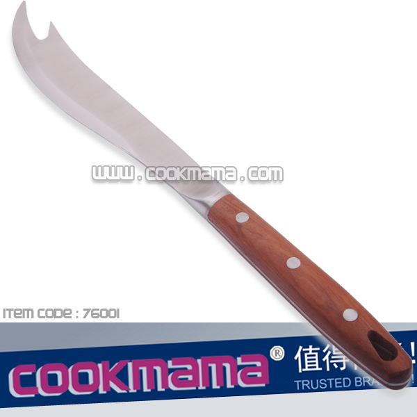 high quality rose wood handle BBQ knife