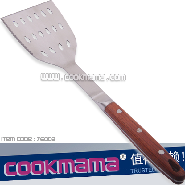 high quality rose wood handle BBQ spatula