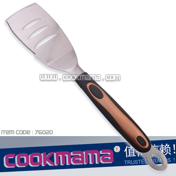 high quality TPR handle bbq spatula
