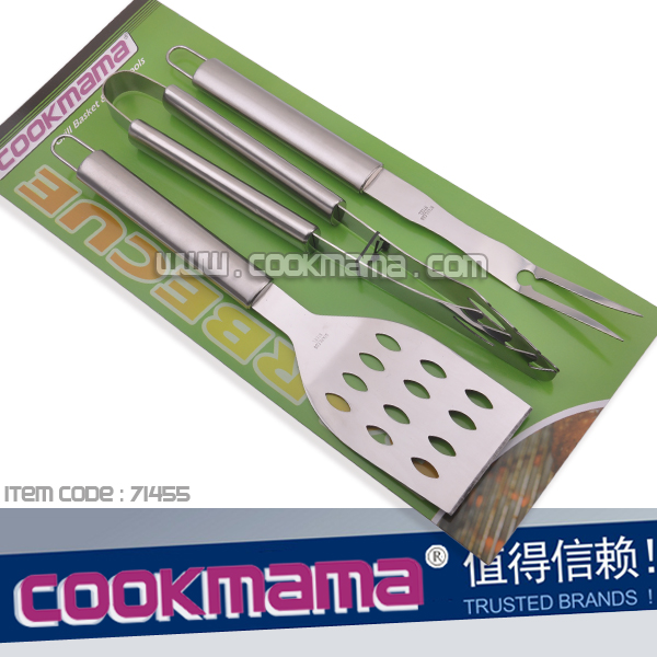 3pcs barcecue tool with S/S handle