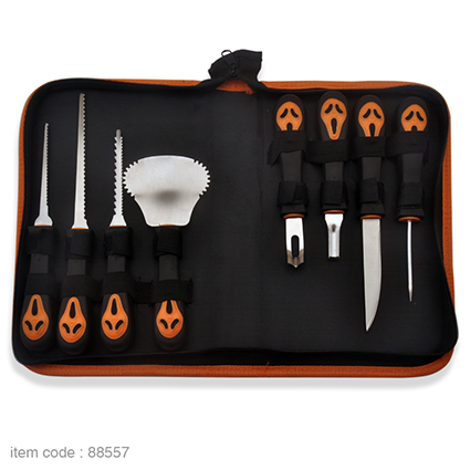 Amazon hot sale 8pcs Halloween pumpkin carving tools kit 2020 NEW